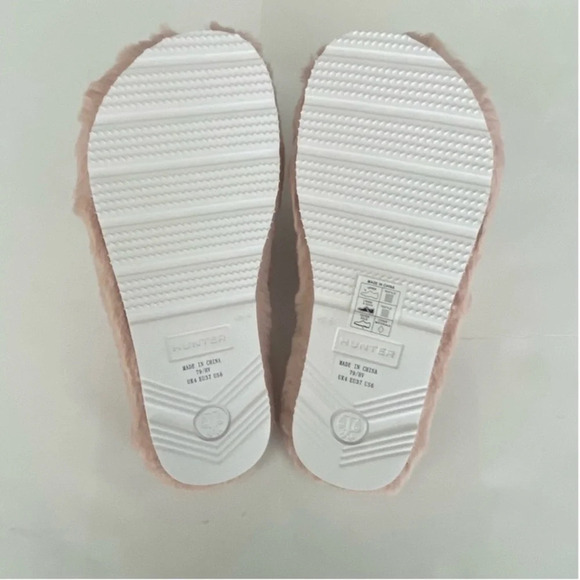 New Hunter Faux Fur Flatform Slide Crossover Straps Vegan
Sandals Pink Size 6 - Picture 14 of 16